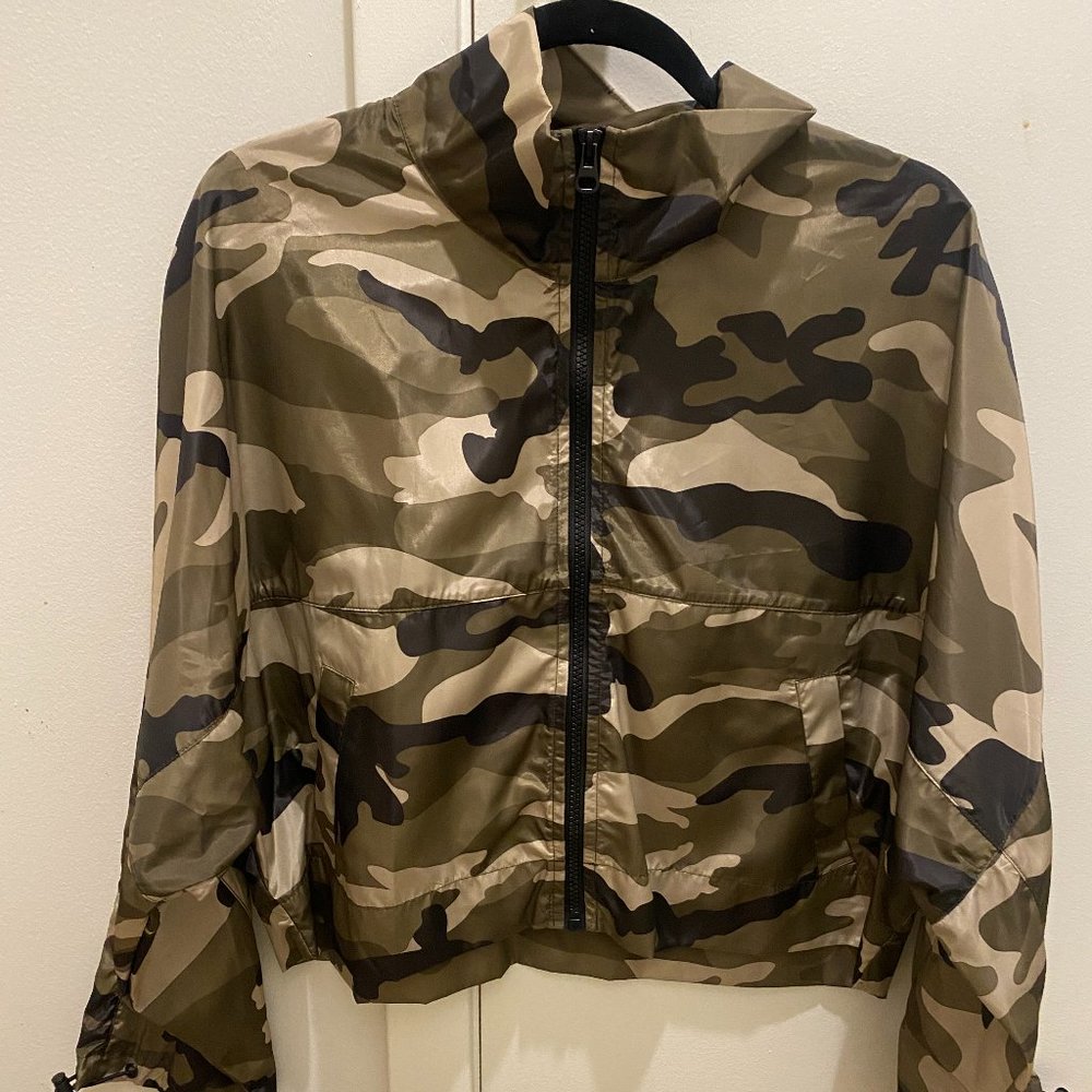 Camo Windbreaker